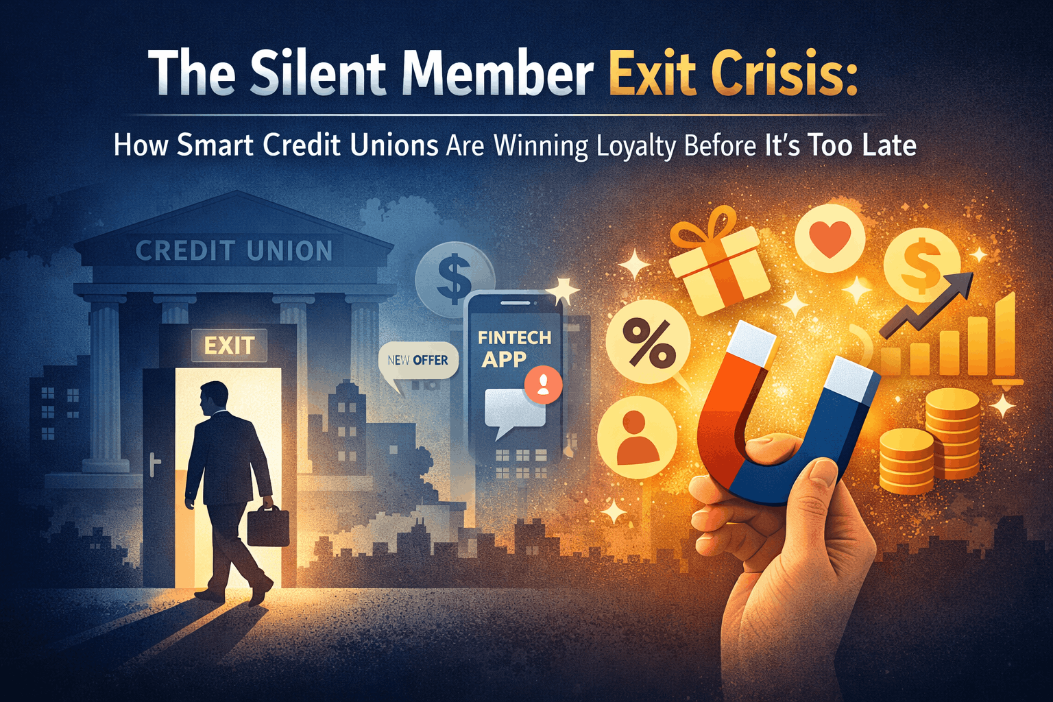 The Silent Member Exit Crisis: How Smart Credit Unions Are Winning Loyalty Before It’s Too Late
